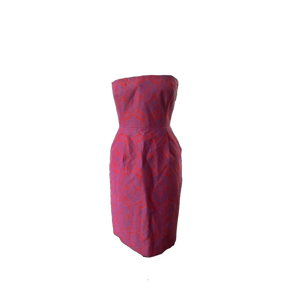 J. Crew Ella Dress in Medallion Paisley Print Silk Cotton Blend Size 8